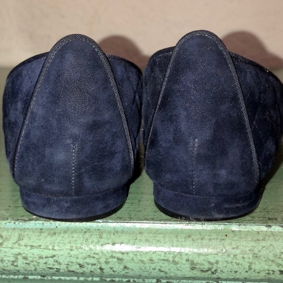 Manolo Blahnik Yak Quilted Suede flats - Picture 5 of 5